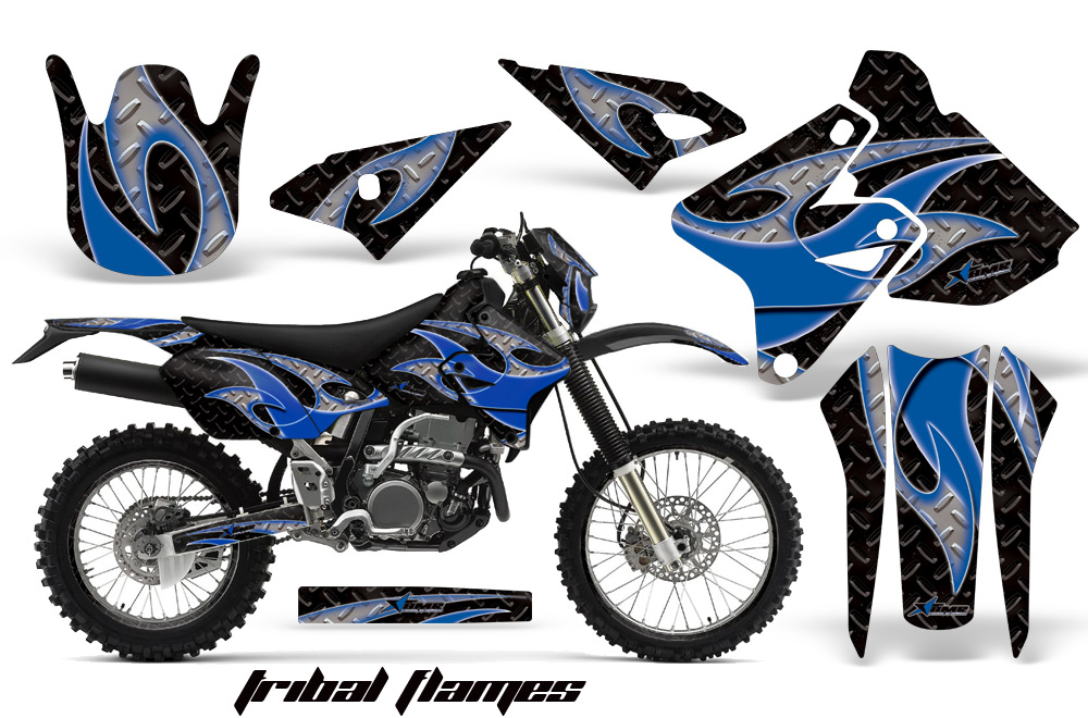 Kawasaki KLX400 2000-2009 Graphic Kit Tribal BLB NPs